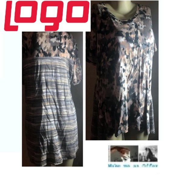 LOGO Lounge Lori Goldstein New Knit Long Tunic L - Picture 1 of 6